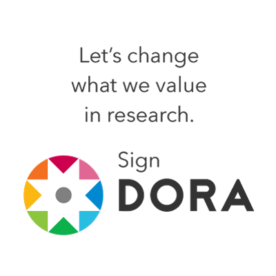 <strong>The Declaration of Research Assessment: DORA.</strong> Push back against journal metrics, such as Impact Factor, by signing the DORA.